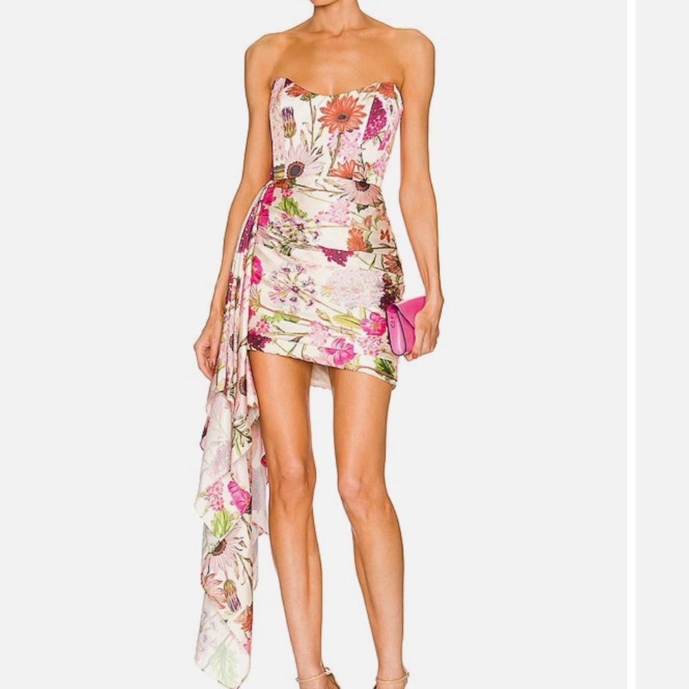 Katie May - Chasing Dawn Gown in Pink Daisy